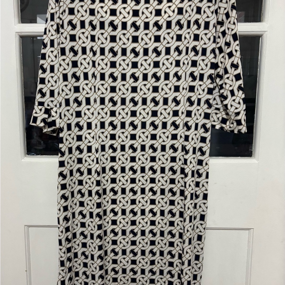 Laundry by Shelli segal Geometric Black and White Dress - Picture 3 of 3